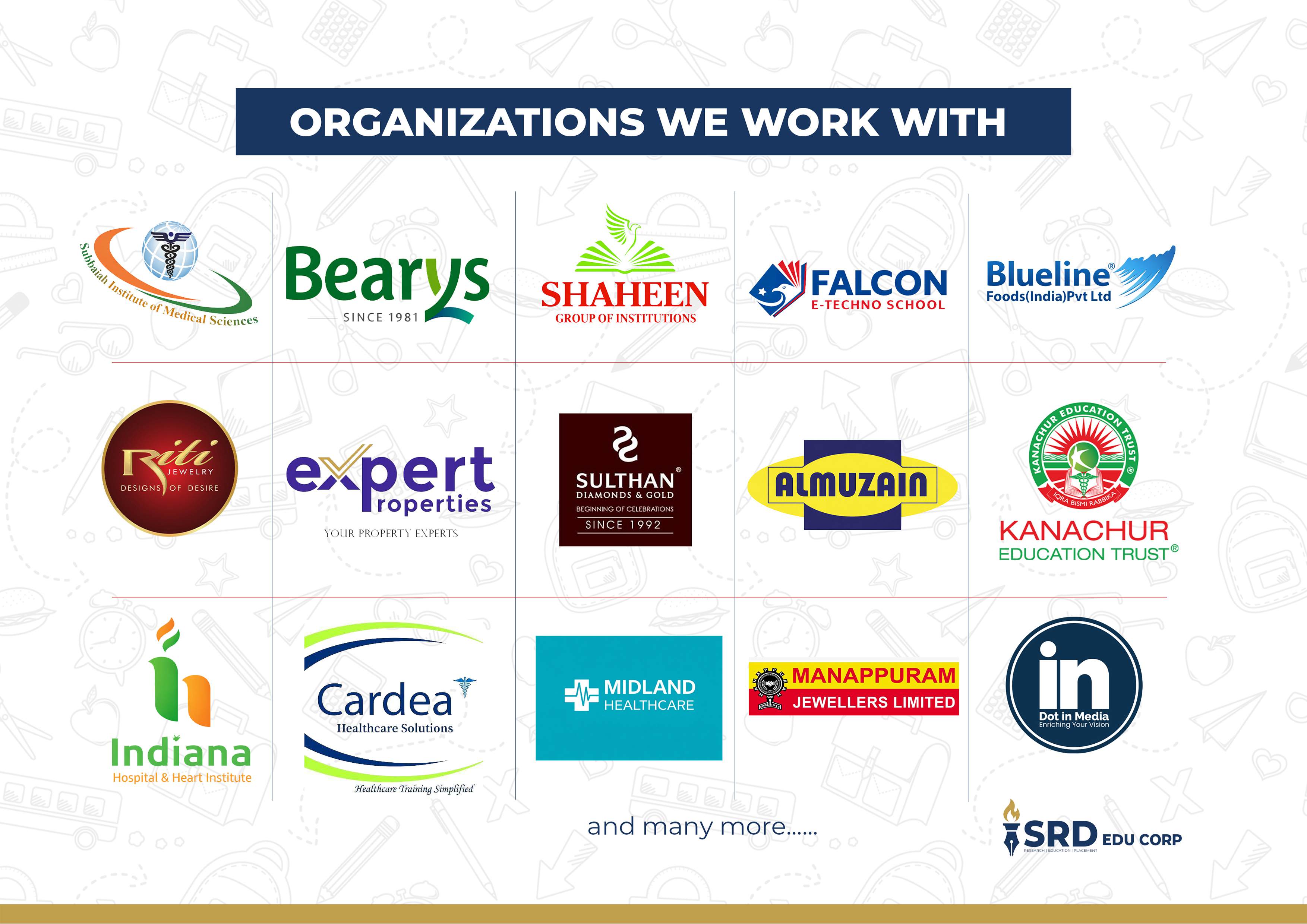 Organizations We Work With - Partner Logos